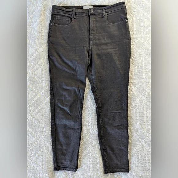 Everlane Black High Rise Skinny Ankle Jeans - Picture 3 of 5